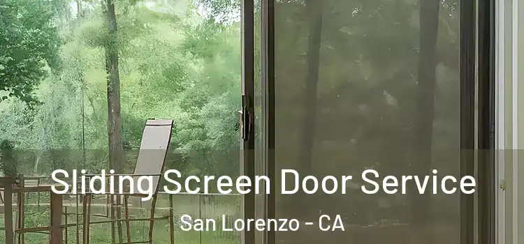 Sliding Screen Door Service San Lorenzo - CA